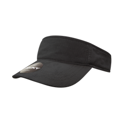 DECKY 4004 Corduroy Visor, One Size, Hook & Loop Closure