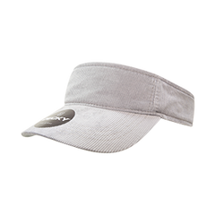 DECKY 4004 Corduroy Visor, One Size, Hook & Loop Closure