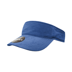 DECKY 4004 Corduroy Visor, One Size, Hook & Loop Closure