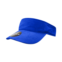 DECKY 4004 Corduroy Visor, One Size, Hook & Loop Closure
