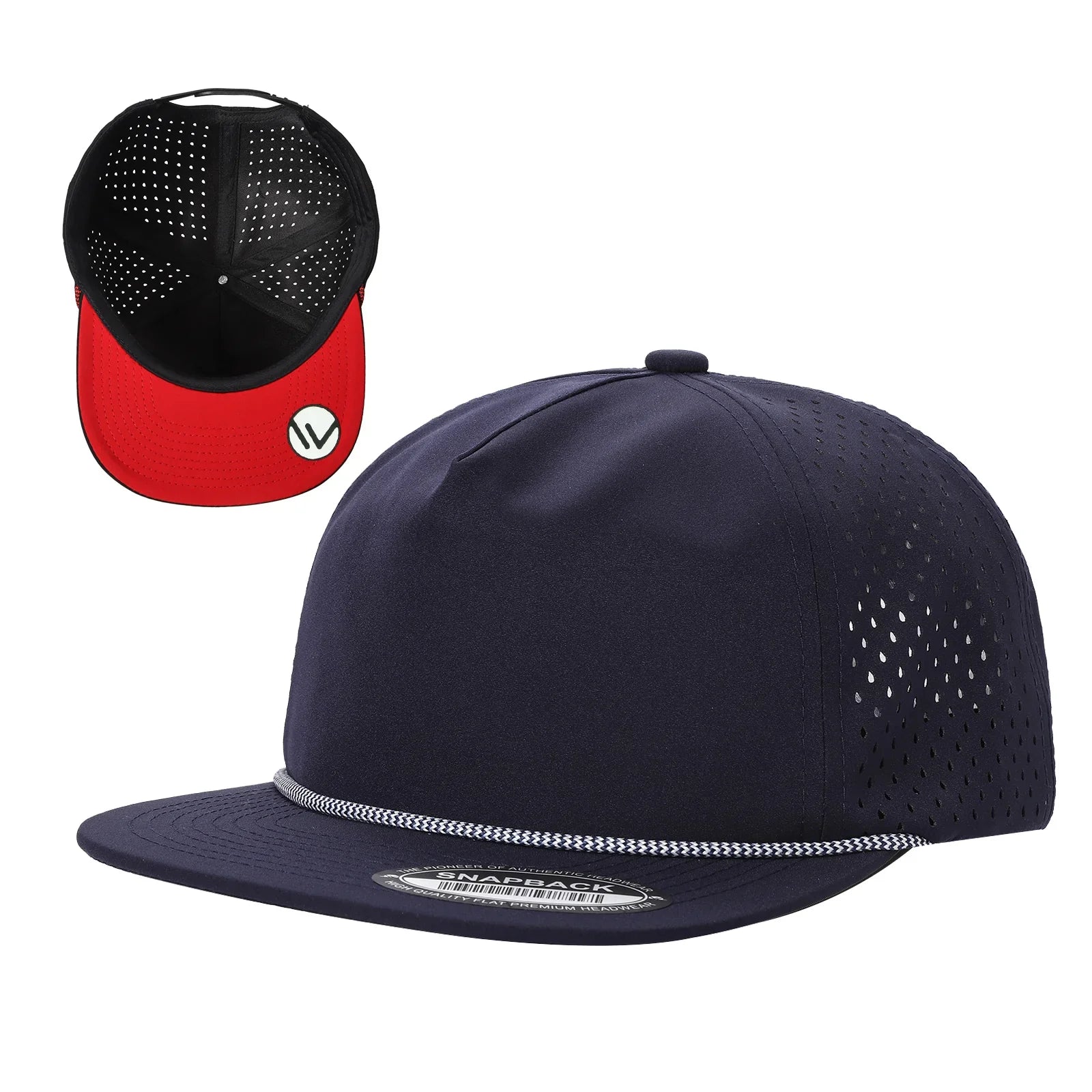 Waycap 5-Panel Waterproof Hat with Rope