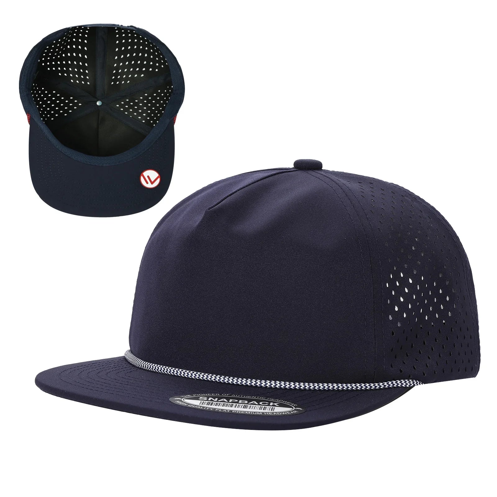 Waycap 5-Panel Waterproof Hat with Rope