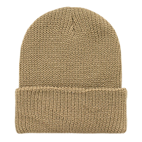 DECKY CLASSIC GI Watch Cap Cuffed Knit Beanie, Black | 600-BLK