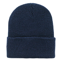 DECKY CLASSIC GI Watch Cap Cuffed Knit Beanie, Black | 600-BLK