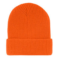 DECKY CLASSIC GI Watch Cap Cuffed Knit Beanie, Black | 600-BLK