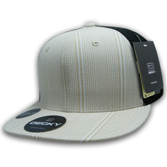 DECKY 6016 6-Panel High Profile Structured Plaid Trucker Hat