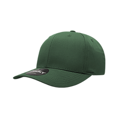Decky 6022 6-Panel Mid Profile Structured Cotton Blend Cap, Black