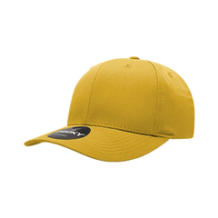 Decky 6022 6-Panel Mid Profile Structured Cotton Blend Cap, Black