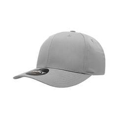 Decky 6022 6-Panel Mid Profile Structured Cotton Blend Cap, Black