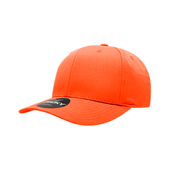Decky 6022 6-Panel Mid Profile Structured Cotton Blend Cap, Black