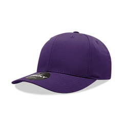 Decky 6022 6-Panel Mid Profile Structured Cotton Blend Cap, Black