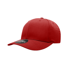 Decky 6022 6-Panel Mid Profile Structured Cotton Blend Cap, Black