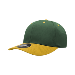 Decky 6022 6-Panel Mid Profile Structured Cotton Blend Cap, Black