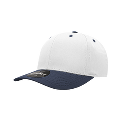 Decky 6022 6-Panel Mid Profile Structured Cotton Blend Cap, Black