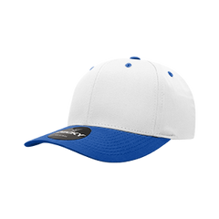 Decky 6022 6-Panel Mid Profile Structured Cotton Blend Cap, Black