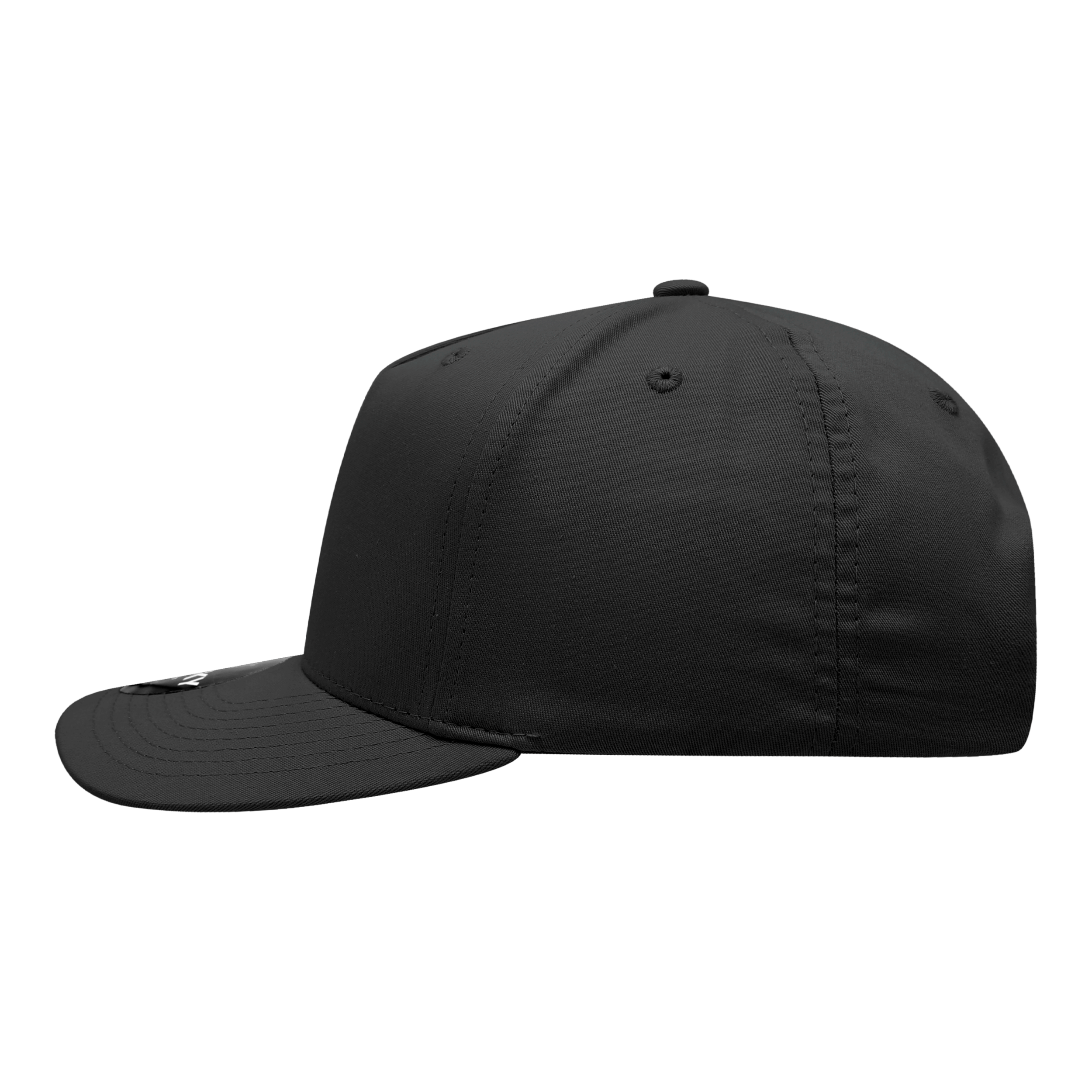 Decky 6024 5-Panel Mid Profile Structured Cotton Blend Cap