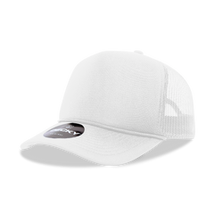 DECKY CLASSIC 6025 Mid Profile 5-Panel Foam Trucker Hat, Black | 6025-1BLK