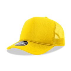 DECKY CLASSIC 6025 Mid Profile 5-Panel Foam Trucker Hat, Black | 6025-1BLK