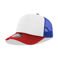 DECKY CLASSIC 6025 Mid Profile 5-Panel Foam Trucker Hat, Black | 6025-1BLK