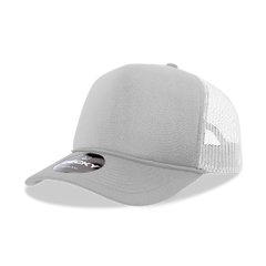 DECKY CLASSIC 6025 Mid Profile 5-Panel Foam Trucker Hat, Black | 6025-1BLK