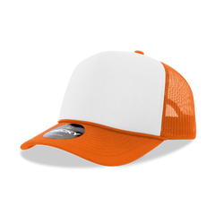 DECKY CLASSIC 6025 Mid Profile 5-Panel Foam Trucker Hat, Black | 6025-1BLK