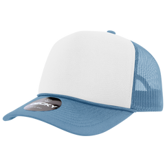 DECKY CLASSIC 6025 Mid Profile 5-Panel Foam Trucker Hat, Black | 6025-1BLK