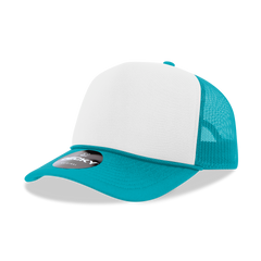 DECKY CLASSIC 6025 Mid Profile 5-Panel Foam Trucker Hat, Black | 6025-1BLK