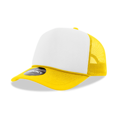 DECKY CLASSIC 6025 Mid Profile 5-Panel Foam Trucker Hat, Black | 6025-1BLK