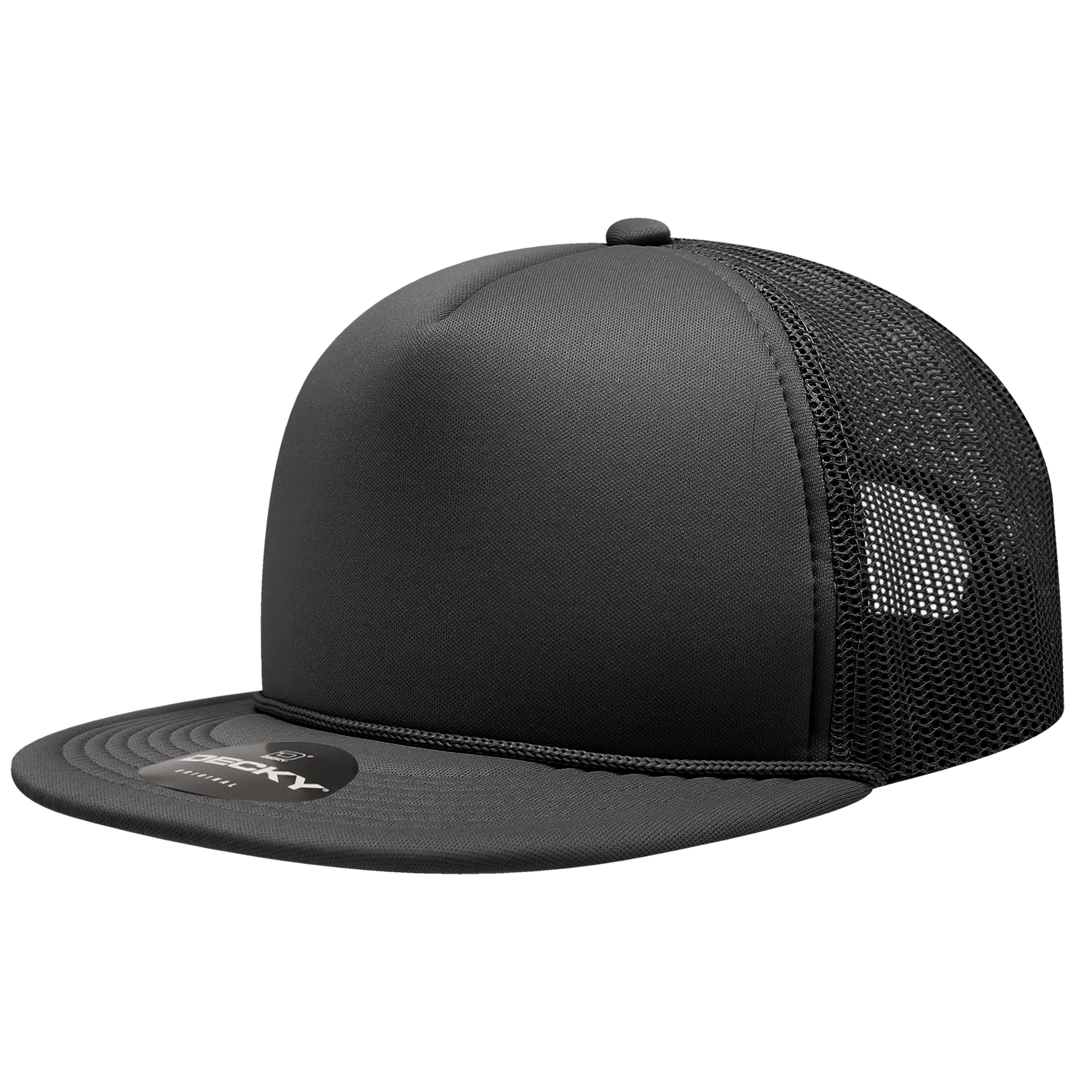 Decky 6026 5-Panel High Profile Structured Foam Trucker Hat