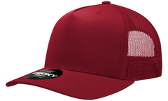 Decky 6030 5-Panel Mid Profile Structured Cotton Blend Trucker Hat