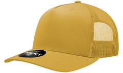 Decky 6030 5-Panel Mid Profile Structured Cotton Blend Trucker Hat