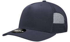 Decky 6030 5-Panel Mid Profile Structured Cotton Blend Trucker Hat