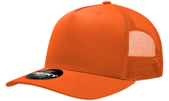 Decky 6030 5-Panel Mid Profile Structured Cotton Blend Trucker Hat
