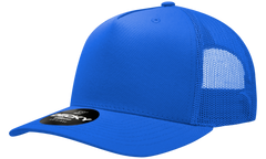 Decky 6030 5-Panel Mid Profile Structured Cotton Blend Trucker Hat
