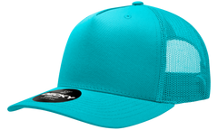 Decky 6030 5-Panel Mid Profile Structured Cotton Blend Trucker Hat