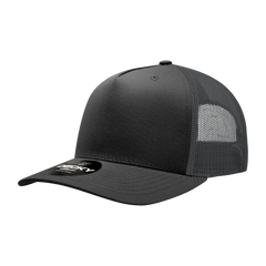 Decky 6030 5-Panel Mid Profile Structured Cotton Blend Trucker Hat