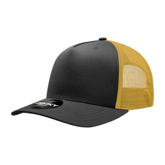 Decky 6030 5-Panel Mid Profile Structured Cotton Blend Trucker Hat