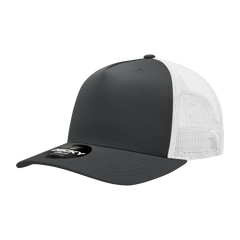 Decky 6030 5-Panel Mid Profile Structured Cotton Blend Trucker Hat