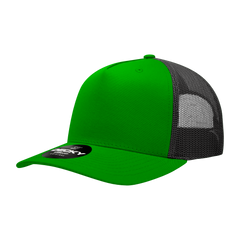 Decky 6030 5-Panel Mid Profile Structured Cotton Blend Trucker Hat