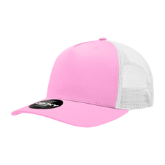 Decky 6030 5-Panel Mid Profile Structured Cotton Blend Trucker Hat