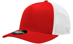 Decky 6030 5-Panel Mid Profile Structured Cotton Blend Trucker Hat