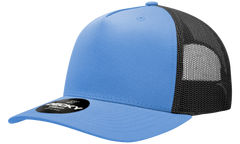 Decky 6030 5-Panel Mid Profile Structured Cotton Blend Trucker Hat