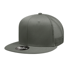 Decky 6033 6-Panel High Profile Structured Cotton Blend Trucker Hat