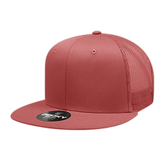 Decky 6033 6-Panel High Profile Structured Cotton Blend Trucker Hat