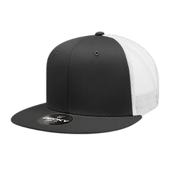 Decky 6033 6-Panel High Profile Structured Cotton Blend Trucker Hat