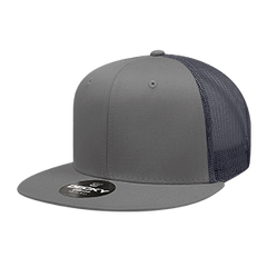 Decky 6033 6-Panel High Profile Structured Cotton Blend Trucker Hat