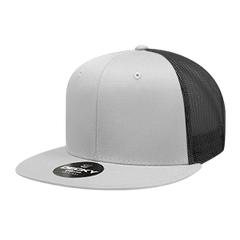 Decky 6033 6-Panel High Profile Structured Cotton Blend Trucker Hat