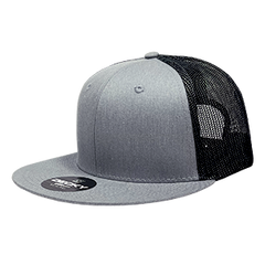 Decky 6033 6-Panel High Profile Structured Cotton Blend Trucker Hat