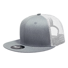 Decky 6033 6-Panel High Profile Structured Cotton Blend Trucker Hat