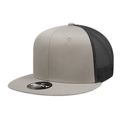 Decky 6033 6-Panel High Profile Structured Cotton Blend Trucker Hat
